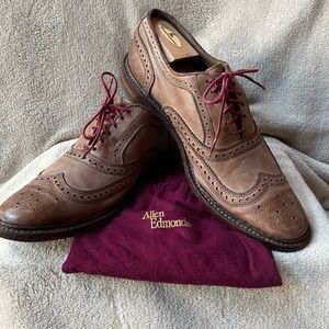 Allen Edmonds McTavish Wingtip Oxford Dress shoe, Men’s size 12, tan